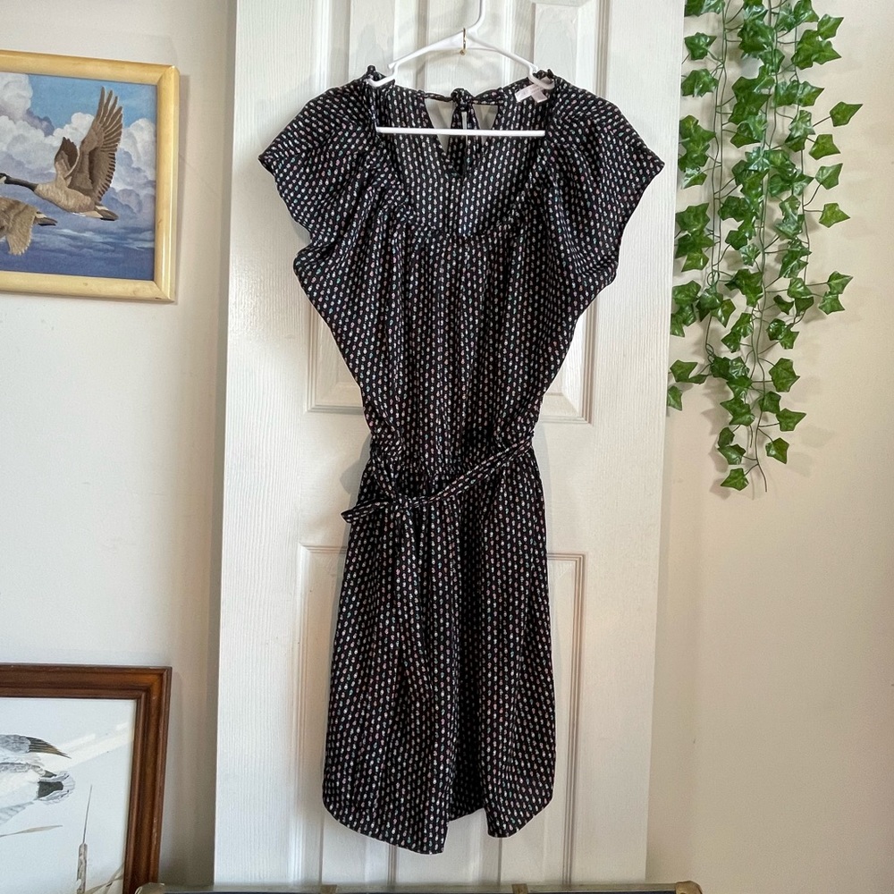 Women's LC Lauren Conrad Print Faux-Wrap Dress Size Large